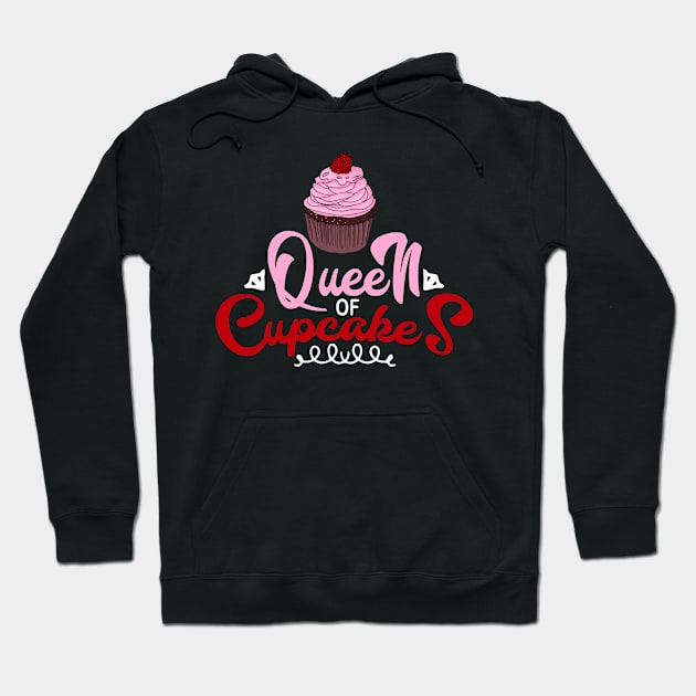 queen of cupcakes Hoodie by kakimonkey